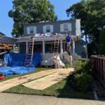 Spring Lake reroof in progress