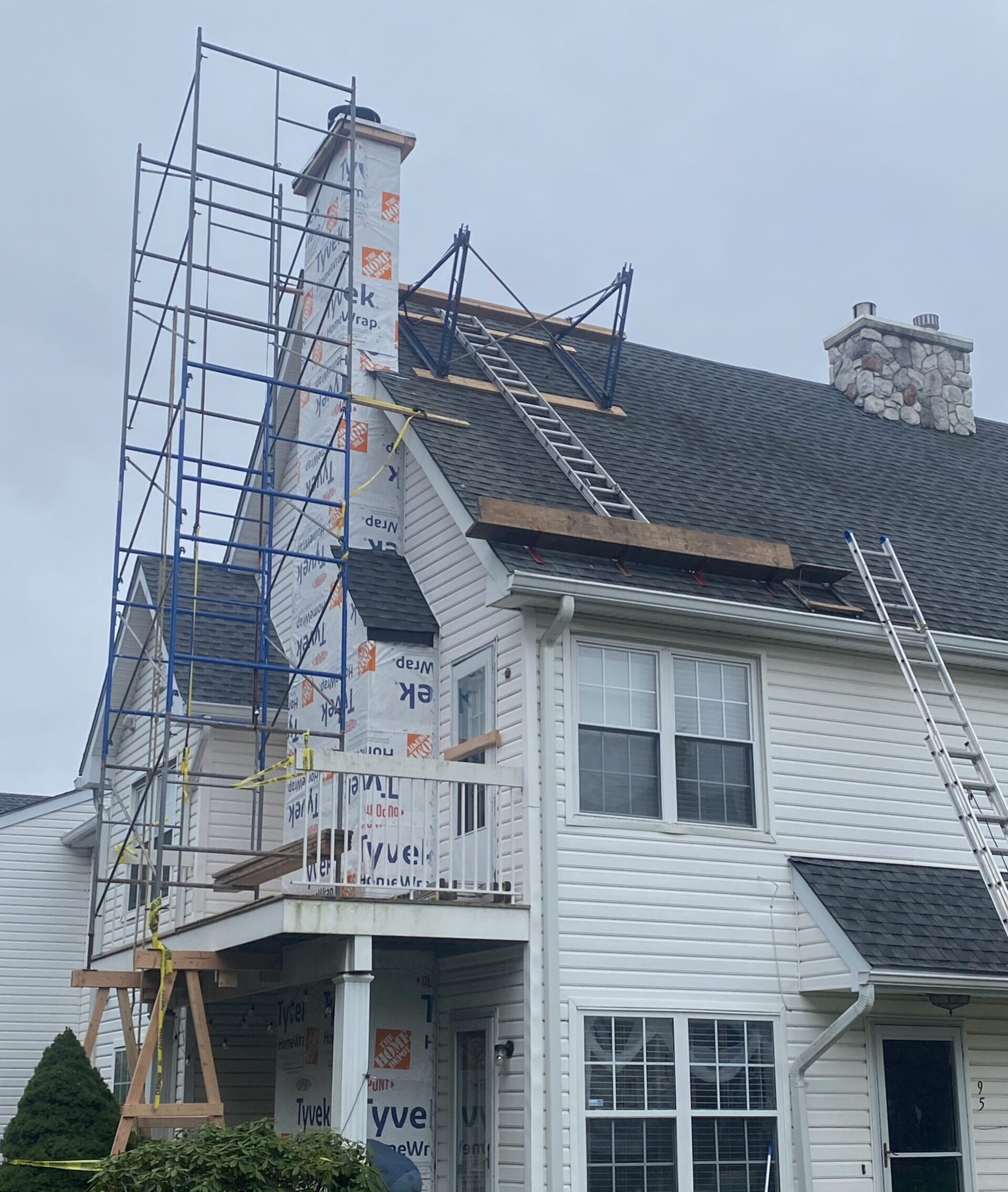 Chimney Tear down and rebuild